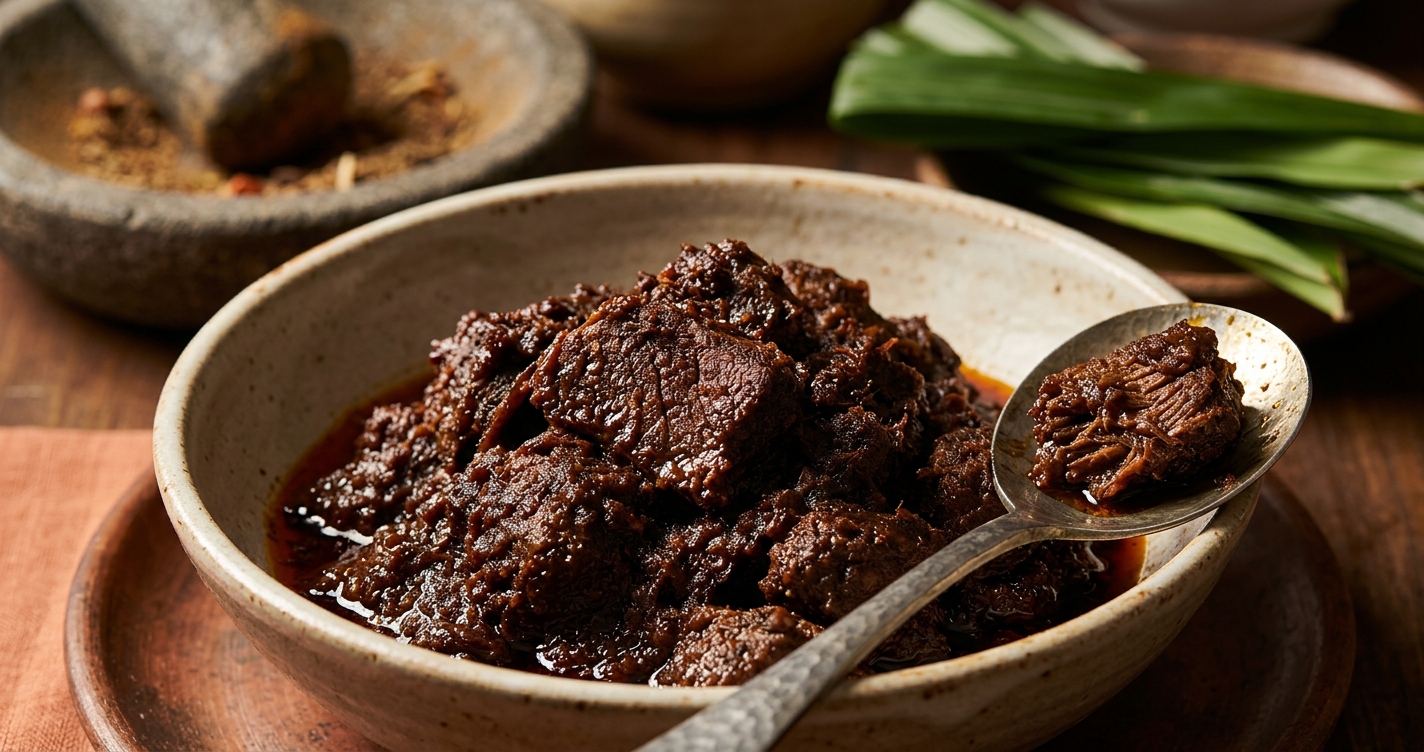 Kenapa Memanaskan Rendang Berulang Kali Bikin Bumbunya Makin Meresap Rahasia Sains di Balik Kelezatan Kuliner Minang